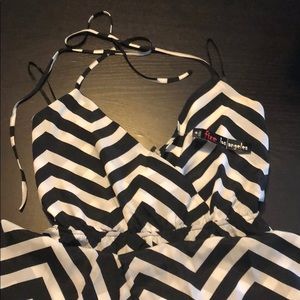 NWT striped jumpsuit
